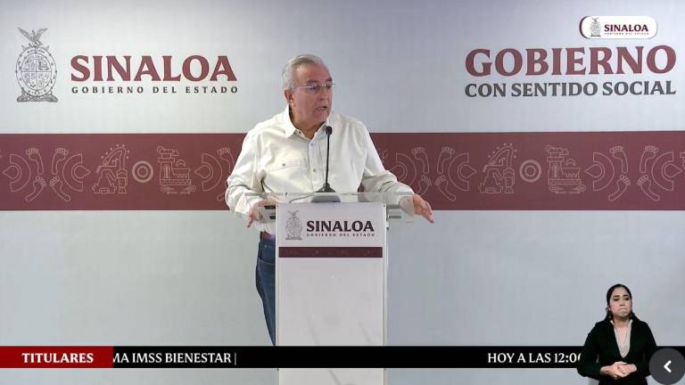 Rubén Rocha Moya anunció que el martes estará presente junto a otros gobernadores en la conferencia matutina del Presidente Andrés Manuel López Obrador.