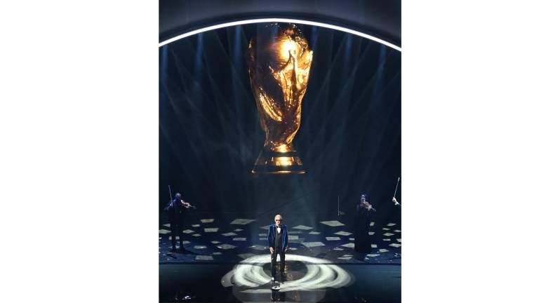 Andrea Bocelli abrió la ceremonia con “Nessun Dorma”.