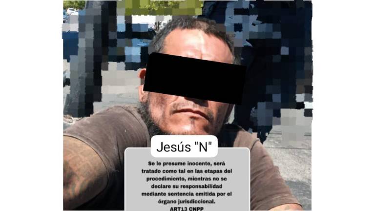 El hombre es señalado por su probable participación en el delito de robo violento.