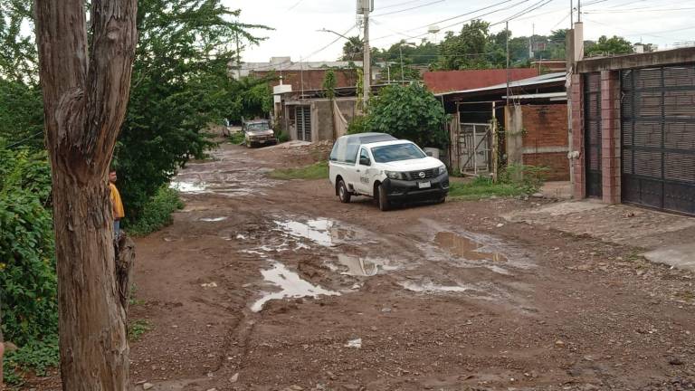 La zona por donde fueron localizados los cuerpos.