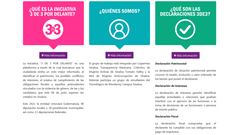 Proyecto de la iniciativa 3 de 3 Sinaloa.