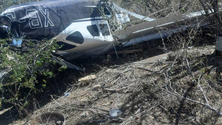 Se registra accidente aéreo en Chihuahua y heridos son trasladados a Navolato