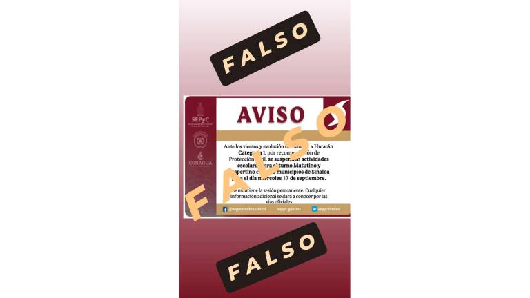 Aclaración de la SEPyC sobre el anuncio falso de suspensión de clases.