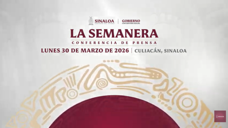 Conferencia Semanera del Gobernador Rubén Rocha Moya.