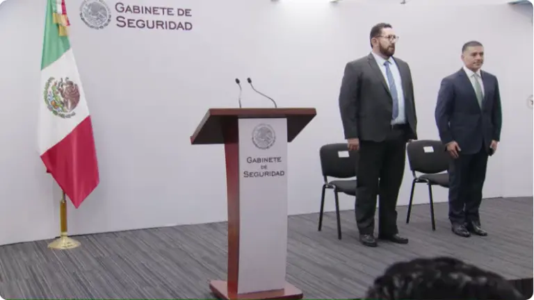 Conferencia conjunta de la Secretaría de Seguridad y Protección Ciudadana y de la Fiscalía General de la República.