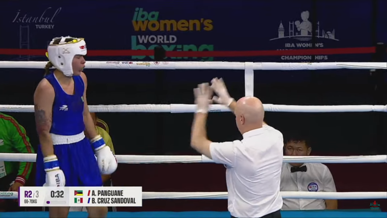 Sinaloense Tamara Cruz pierde en su debut en el Mundial de Boxeo Femenil