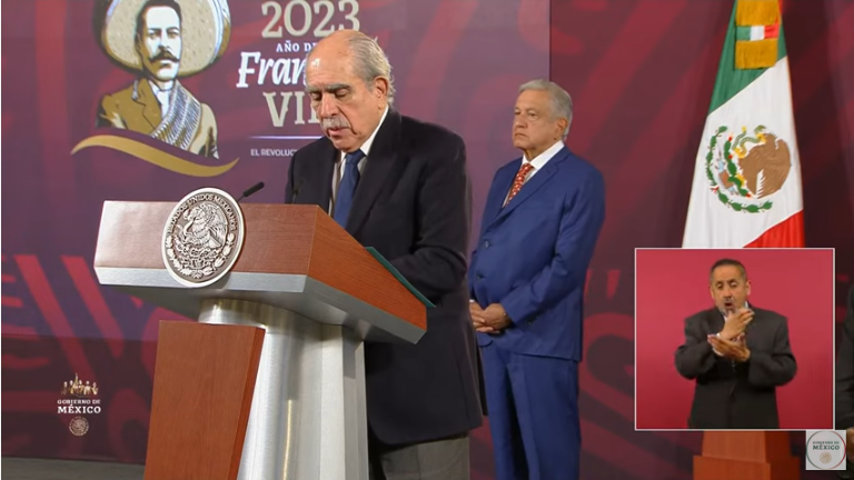 Pablo Gómez Álvarez, titular de la Unidad de Inteligencia Financiera del Gobierno de México.