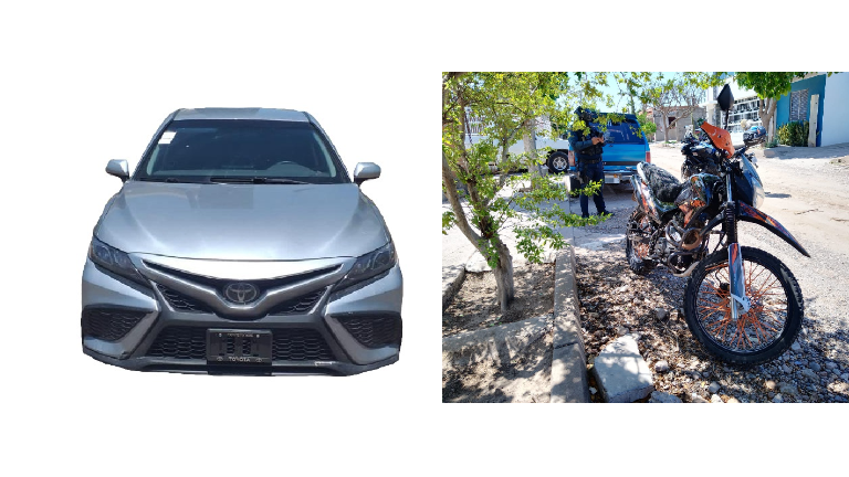 Vehículos con reporte de robo y recuperados en Culiacán.