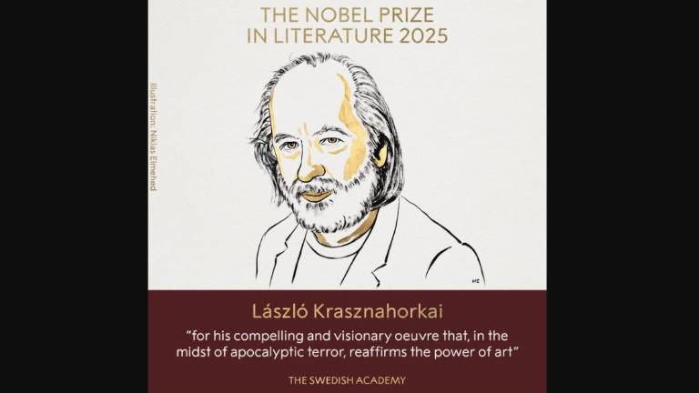 El escritor húngaro László Krasznahorkai gana el Premio Nobel de Literatura 2025.