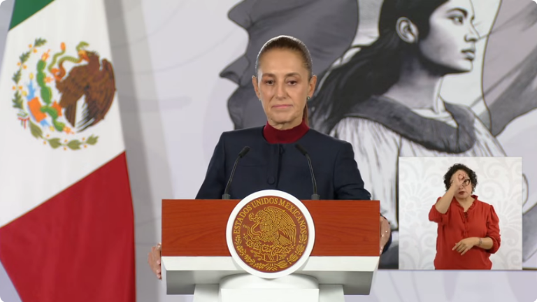 La Presidenta Claudia Sheinbaum Pardo reaccionó a la revocación de la visa de Andrés Manuel López Beltrán.