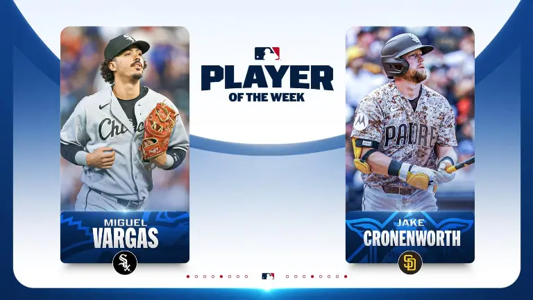 Miguel Vargas y Jake Cronenworth fueron los mejores de la semana.