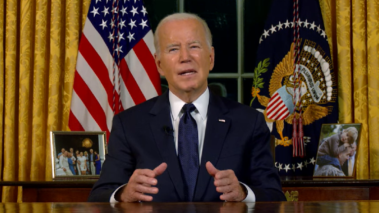 El Presidente Joseph Biden emitió un mensaje desde la Casa Blanca a los estadounidenses tras su viaje a Israel.