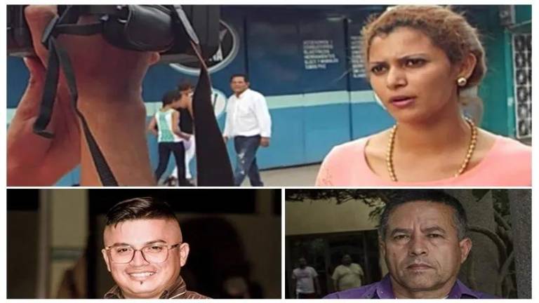 Hazel Zamora, Victor Tikay y William Aragón.