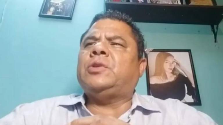 El papá de Debanhi Escobar, Mario Escobar, en un video publicado tras conocer último peritaje forense.