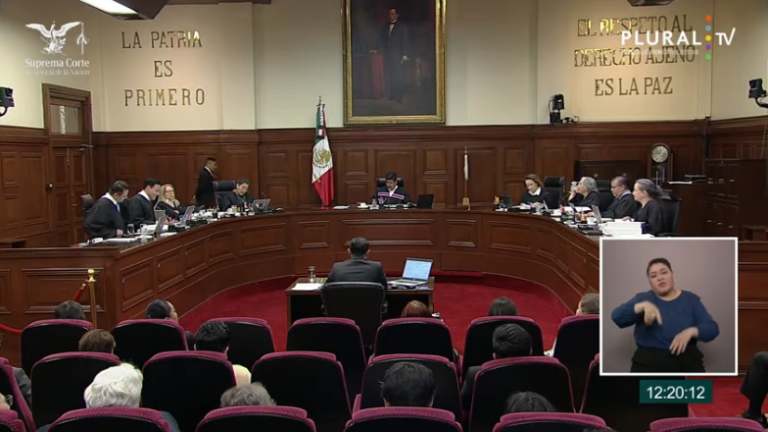 Sesión de la Suprema Corte de Justicia de la Nación en la que desecharon la controversia con la que Gerardo Vargas Landeros buscaba regresar a la Alcaldía de Ahome.