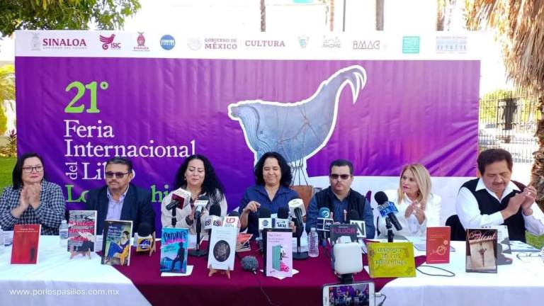 Autoridades de Cultura estatal y municipales anunciaron el programa de actividades de esta fiesta del libro en Los Mochis.