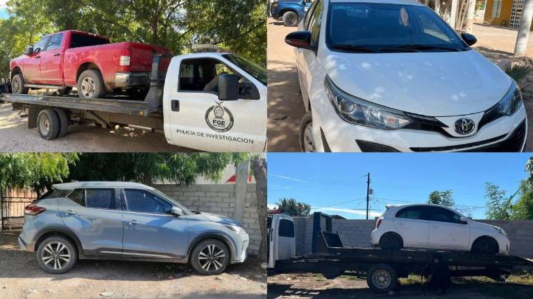 Autoridades estatales aseguraron y remolcaron vehículos con reporte de robo o irregularidades durante un operativo en Culiacán y Navolato.