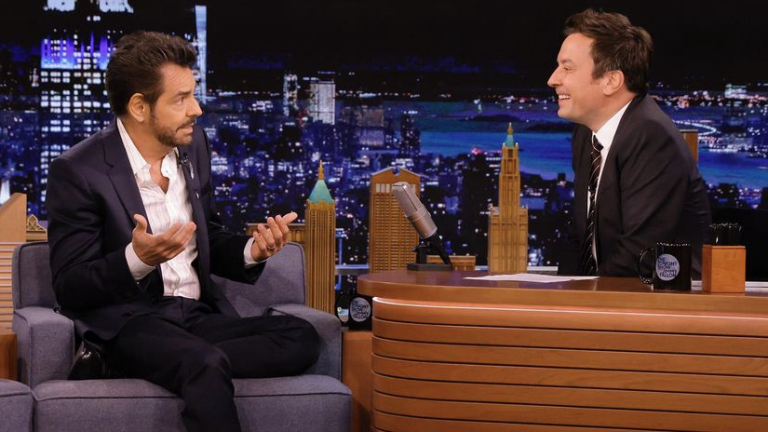 Eugenio Derbez es el invitado estelar de “The Tonight Show”, que conduce Jimmy Fallon.