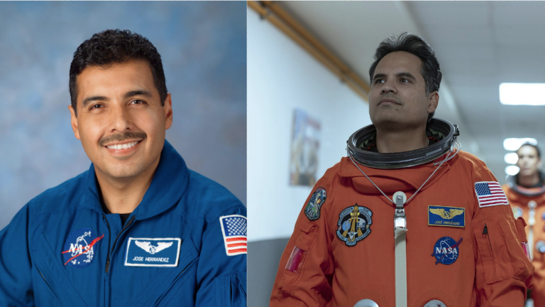 Michael Peña da vida al astronauta méxico-americano José Hernández.