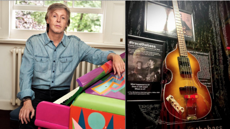 Recupera Paul McCartney el bajo eléctrico que le robaron hace más de 50 años