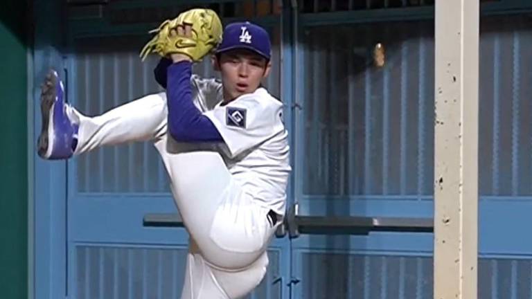 Roki Sasaki tuvo su última apertura de pretemporada la noche del lunes.