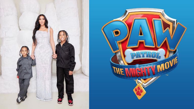 Los hijos de Kim Kardashian prestarán sus voces para una nueva entrega de la serie animada Paw Patrol.