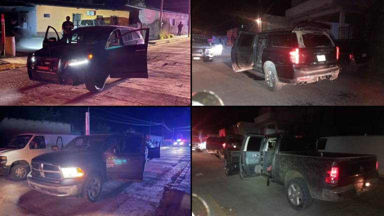 La Mesa de Seguridad de Sonora compartió fotografías de los automóviles que habrían estado implicados en el hecho.