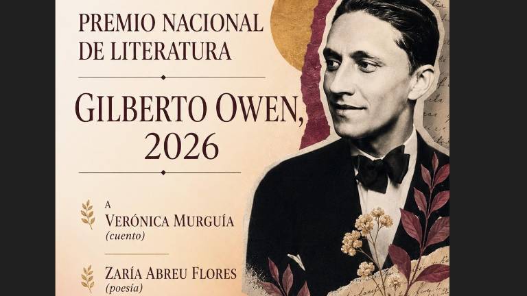 El miércoles 10 de junio, la entrega del Premio Nacional de Literatura Gilberto Owen.