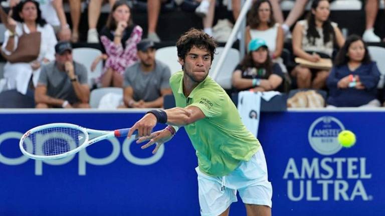 Rodrigo Pacheco cae en su debut en el Abierto Mexicano de Tenis.