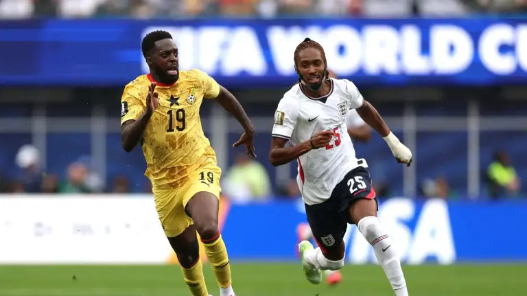 Ghana logró neutralizar a Inglaterra y le sacó empate sin anotaciones.