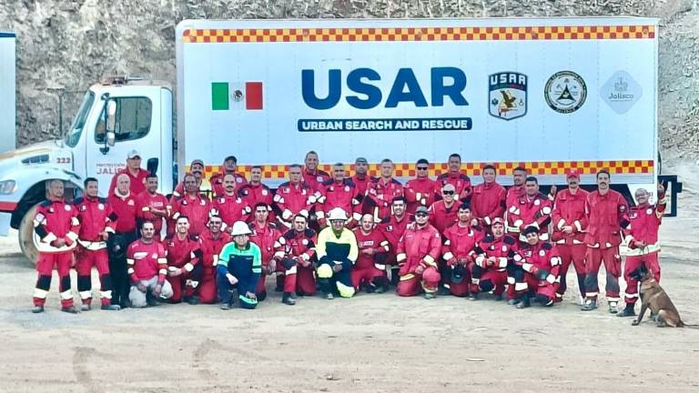 Personal de rescate de Jalisco terminó con las jornadas de apoyo en el rescate de mineros atrapados en la mina de Rosario.