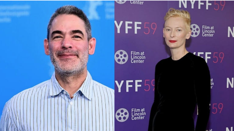 Fernando Eimbcke y Tilda Swinton