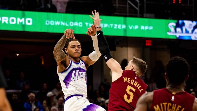 Keyonte George fue el principal anotar por el Jazz, que se impuso a los Cavaliers.