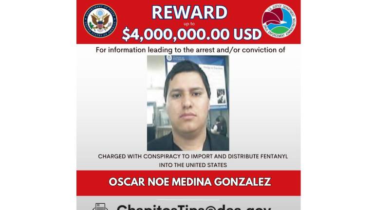 Autoridades de Estados Unidos ofrecían hasta 4 millones de dólares por información que ayudara a la detención de Óscar Noé Medina González, asesinado en CDMX.