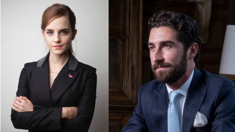 Emma Watson y Gonzalo Hevia.