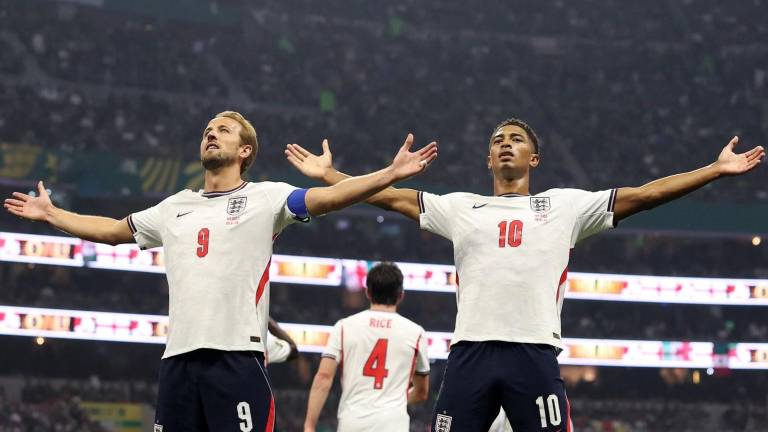 Harry Kane y Jude Bellingham marcan los goles ingleses.