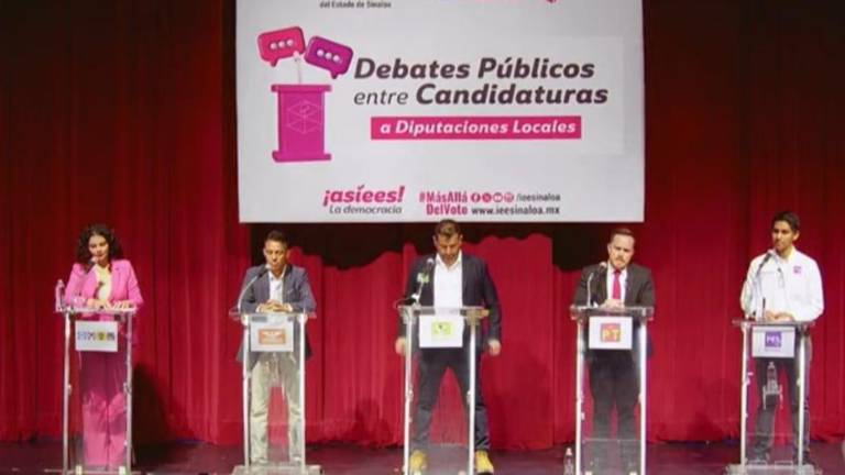 Los aspirantes a la Diputación local por el Distrito 16 participaron en debate público organizado por el IEES.