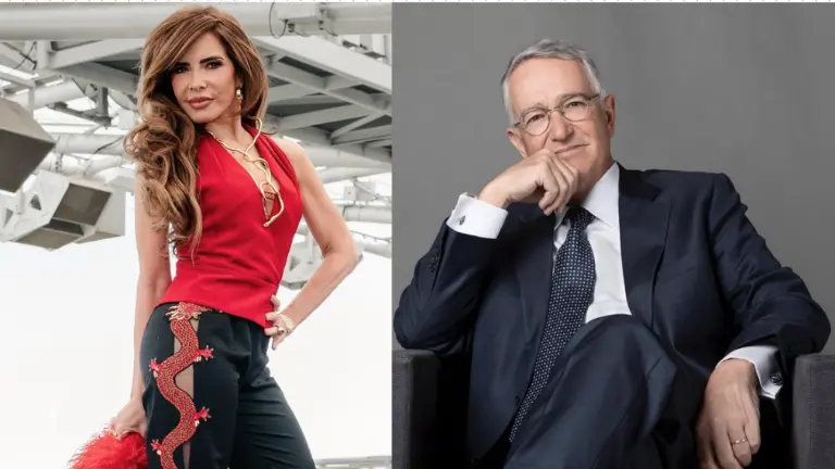 Gloria Trevi y Ricardo Salinas Pliego.