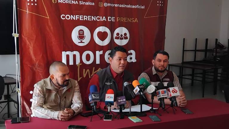 La dirigencia de Morena en Sinaloa habla de la pinta de bardas a favor de dos aspirantes.