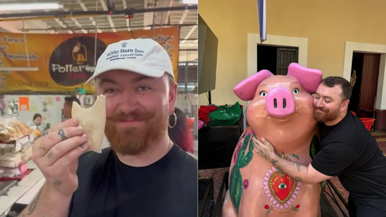 Sam Smith ya está en México para la serie de conciertos que brindará.
