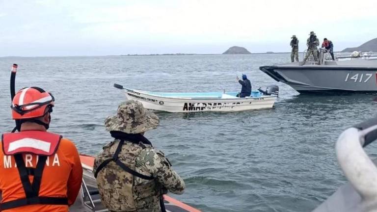 Simulacro realizado por la Secretaría de Marina en Topolobampo.