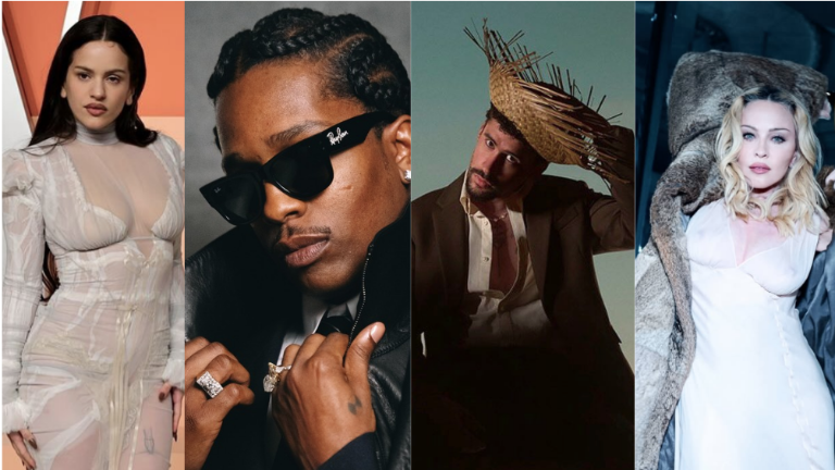 Rosalía, A$AP Rocky, Bad Bunny y Madonna.