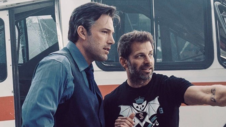 Ben Affleck y Zack Snyder.