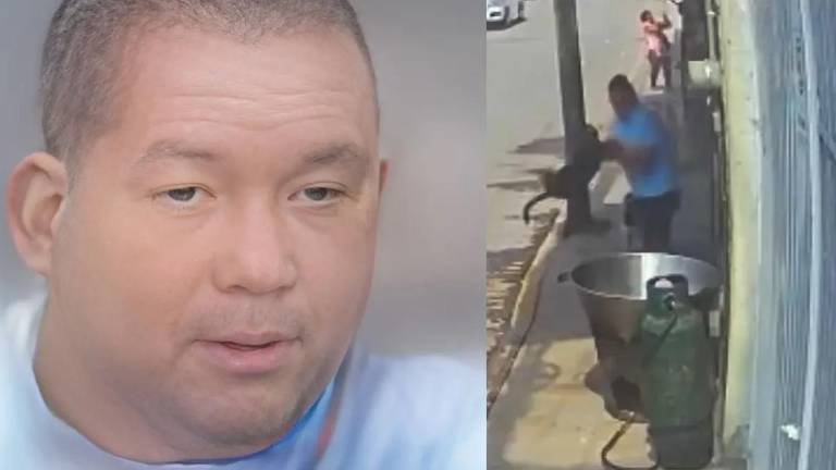 Retrato hablado del perfil del hombre que arrojó a un perro a un cazo con aceite hirviendo.