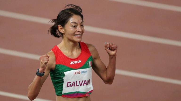 Laura Galván logró nueva marca mexicana en los 5 mil metros planos.