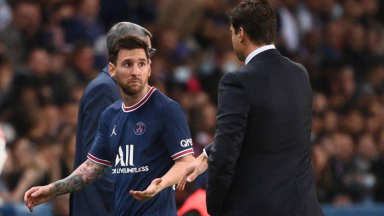 Lionel Messi no aceptó del todo bien su salida por cambio en el juego del PSG, del pasado domingo.