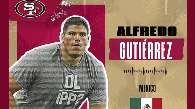 Alfredo Gutiérrez, otro mexicano a la NFL; es asignado a los 49ers