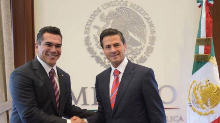 Alejandro Moreno y Enrique Peña Nieto.