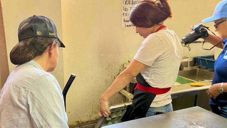 Funcionarios de Ecología Municipal y de Jumapam realizaron el operativo de inspección en 14 establecimientos de venta de comida ubicados en Olas Altas.