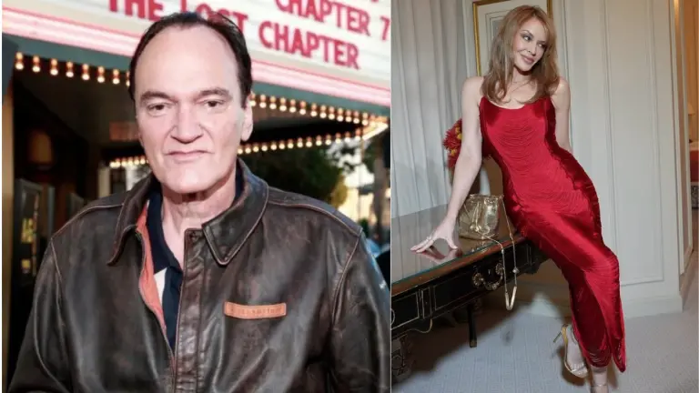 Quentin Tarantino y Kylie Minogue.